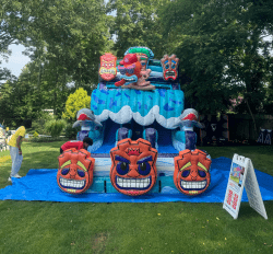 15Ft Tiki Tovi's Dual Lane Slide W/Pool
