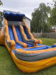 IMG 5443 1747338228 17Ft Dual lane Volcano Slide W/Pool Option
