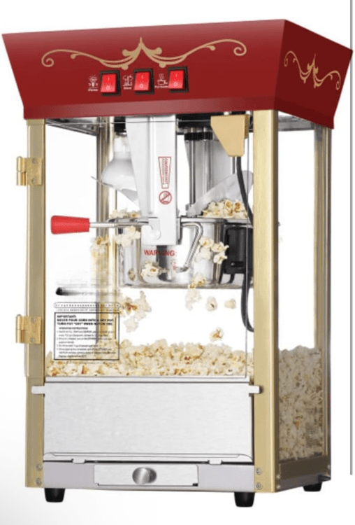 Popcorn Machine w/Cart