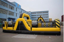 Under-Construction Big Splash Obstacle Course