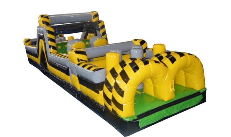 Under-Construction Big Splash Obstacle Course
